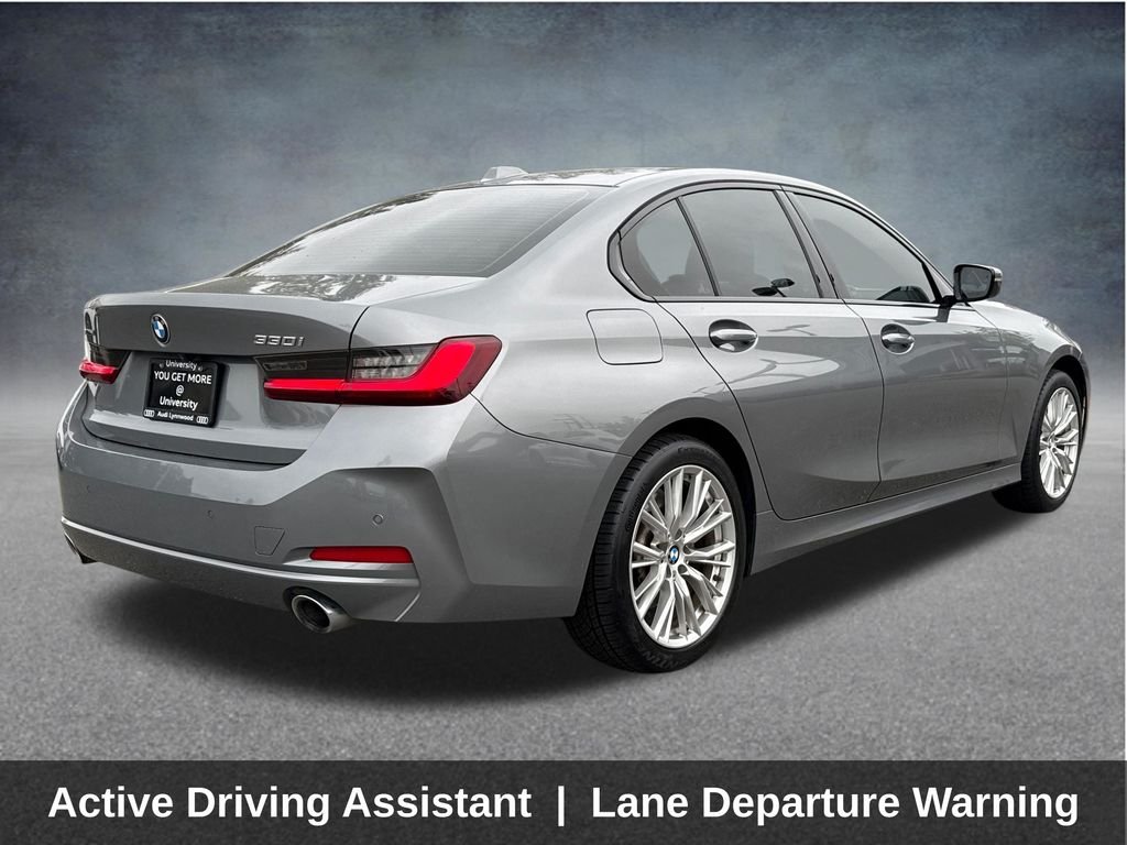 Used 2023 Gray Metallic BMW 330i xDrive image 9