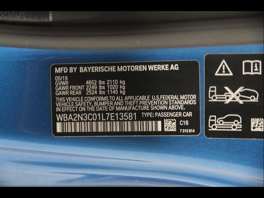 Used 2020 BLUE BMW M240i xDrive image 25
