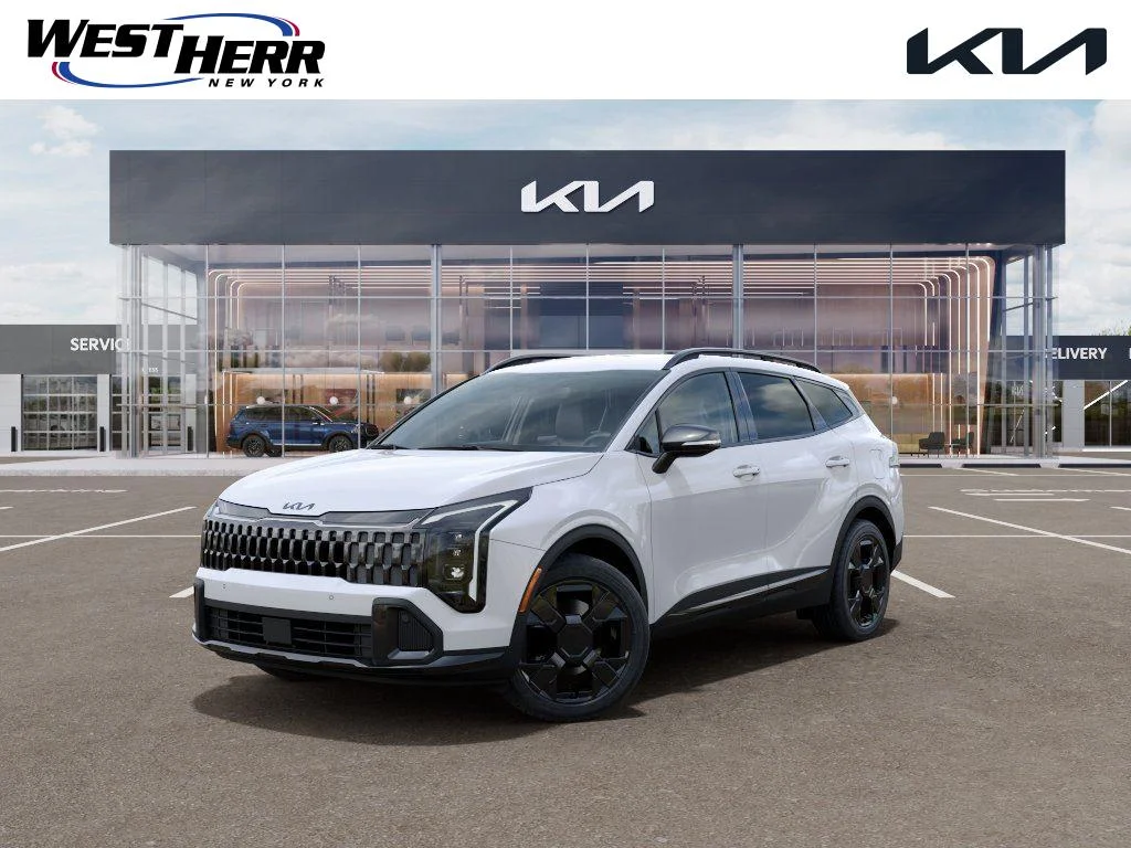 New 2026 Snow White Pearl Kia X-Line image 1