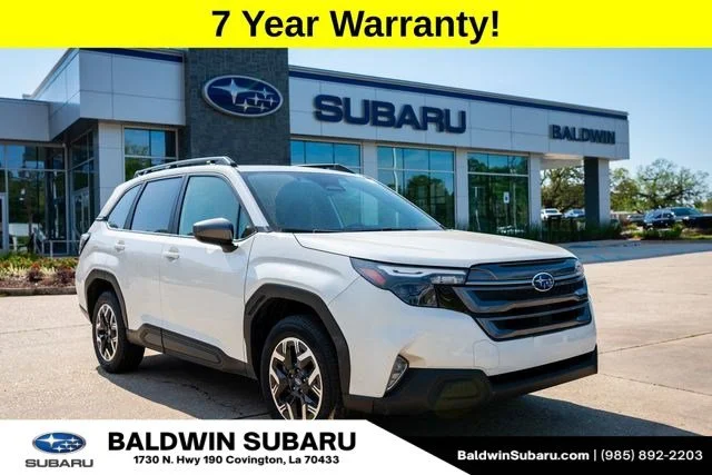 Certified Used 2025 Crystal White Pearl Subaru Premium image 1