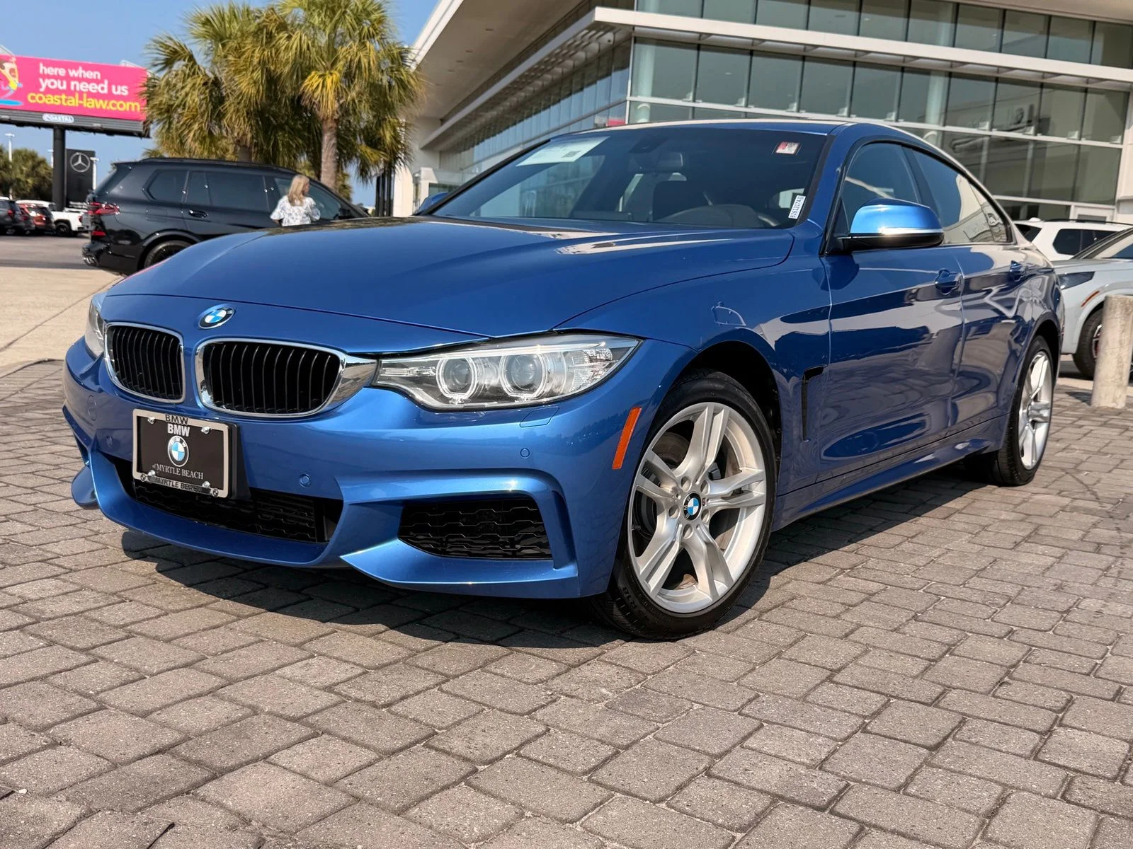 Used 2015 Estoril Blue Metallic BMW 428i xDrive Gran Coupe image 1