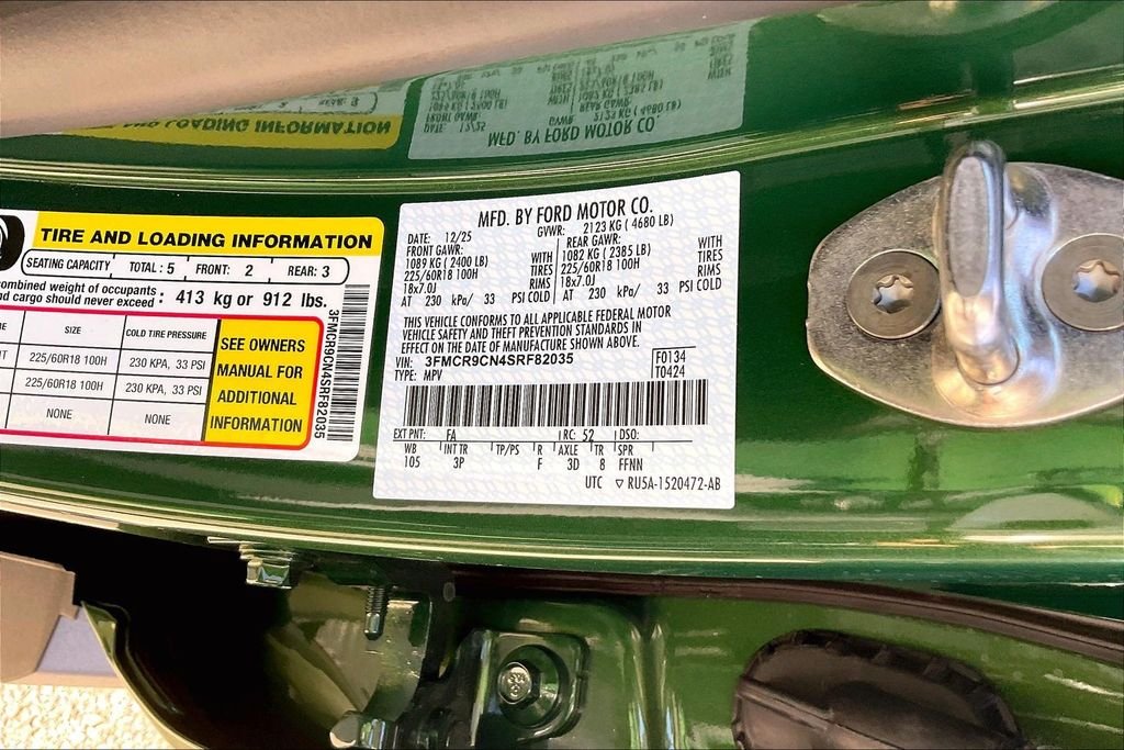 New 2025 Ford Bronco Sport Outer Banks 4D Sport Utility