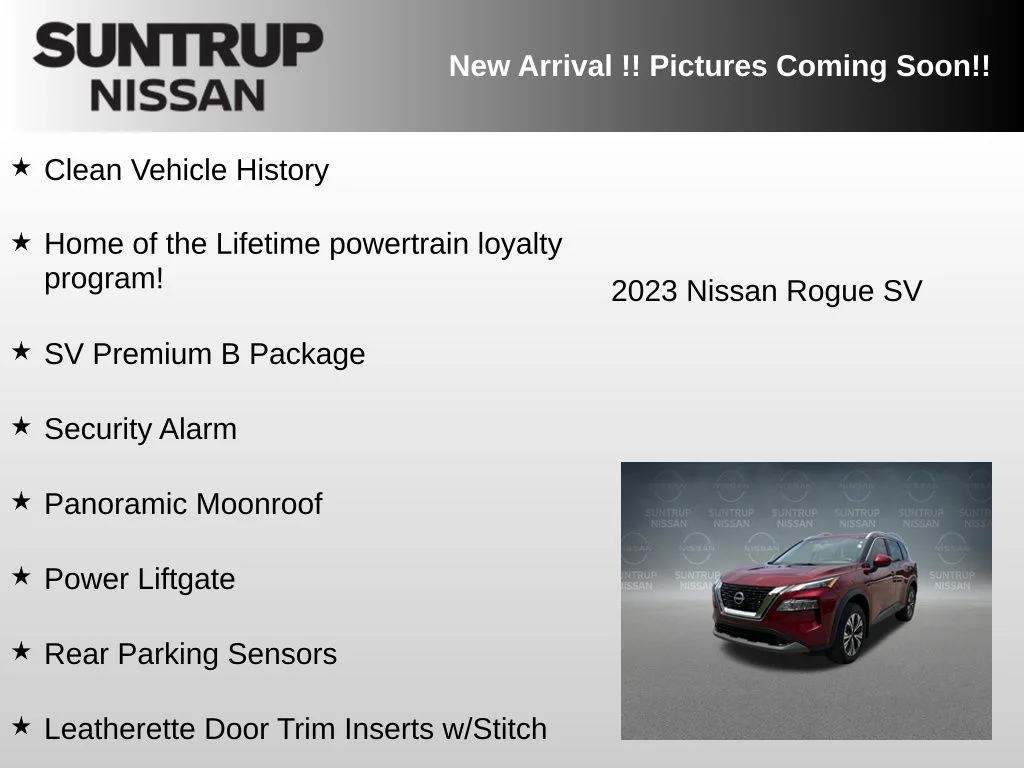 Used 2023 Red Nissan SV image 6