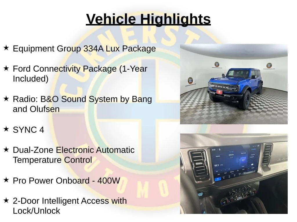 New 2026 Velocity Blue Metallic Ford Badlands® image 2