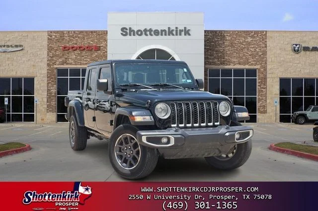 Used 2023 Black Jeep Overland image 1