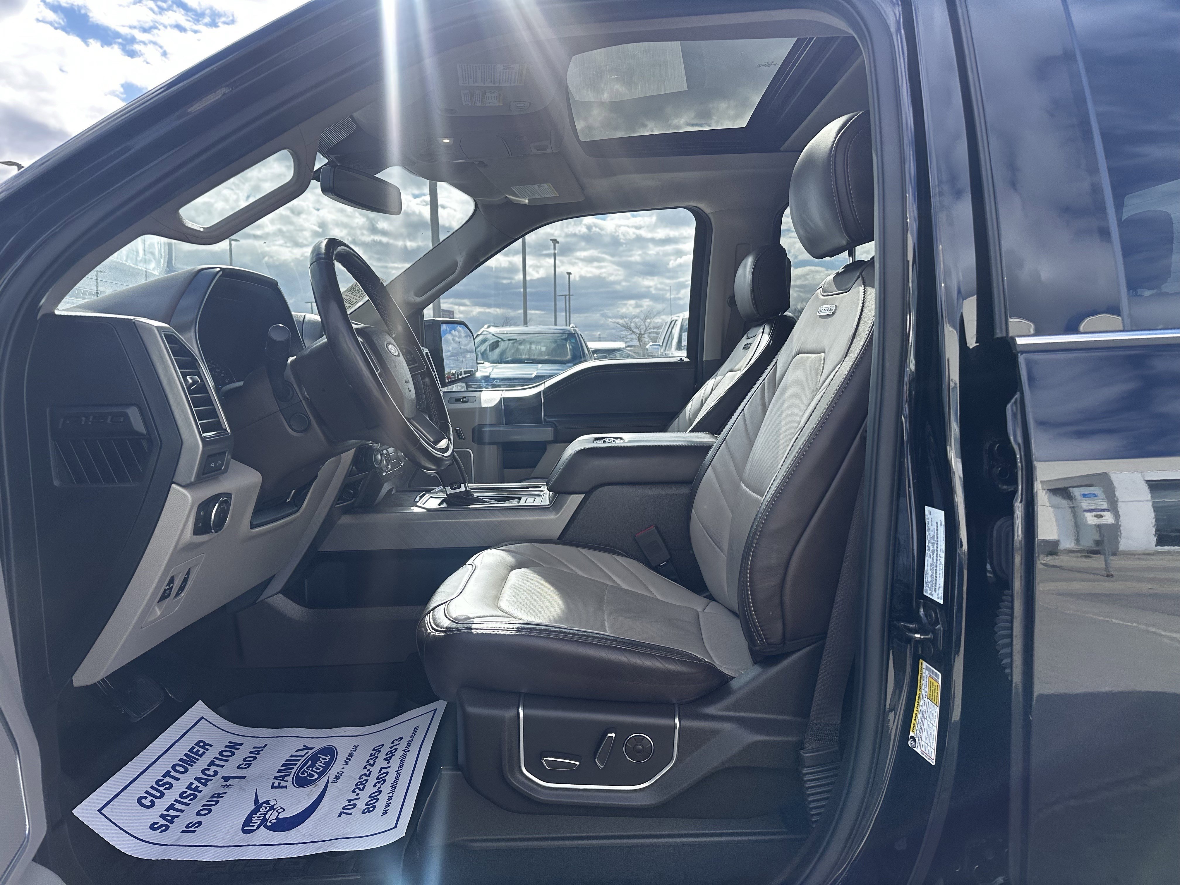 Used 2020 Agate Black Metallic Ford Limited image 18