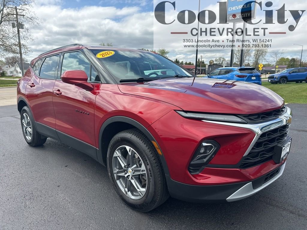 Used 2023 Radiant Red Tintcoat Chevrolet 2LT image 1
