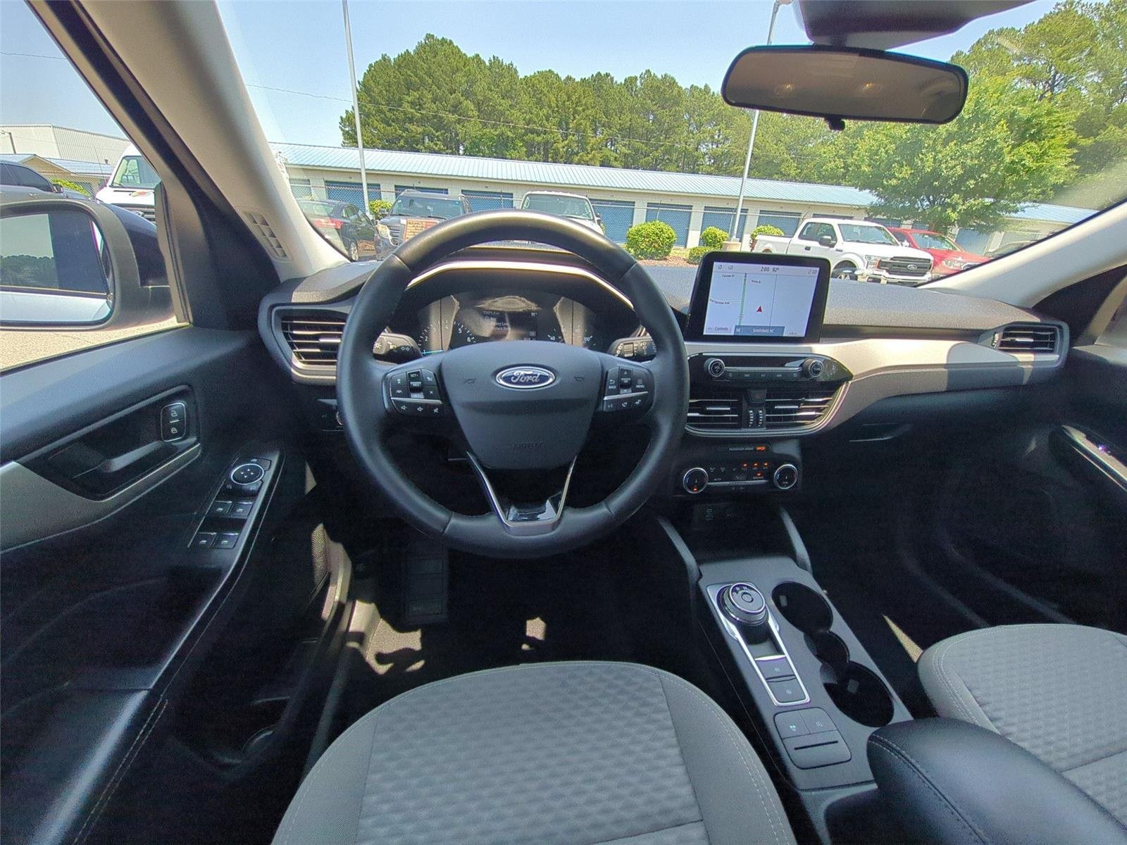 Used 2022 Iced Blue Silver Ford SE image 33