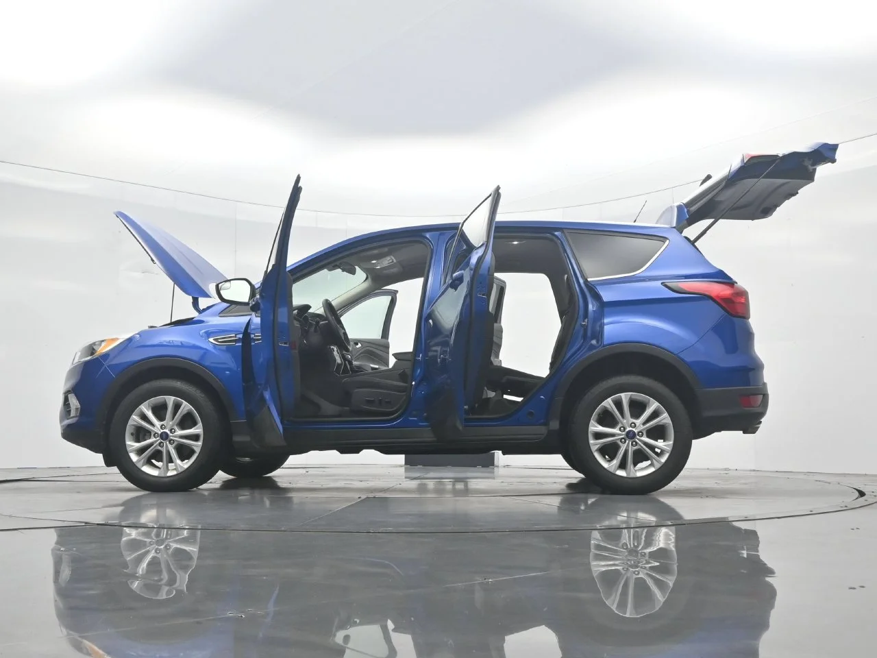 Certified Used 2019 Lightning Blue Ford SE image 58