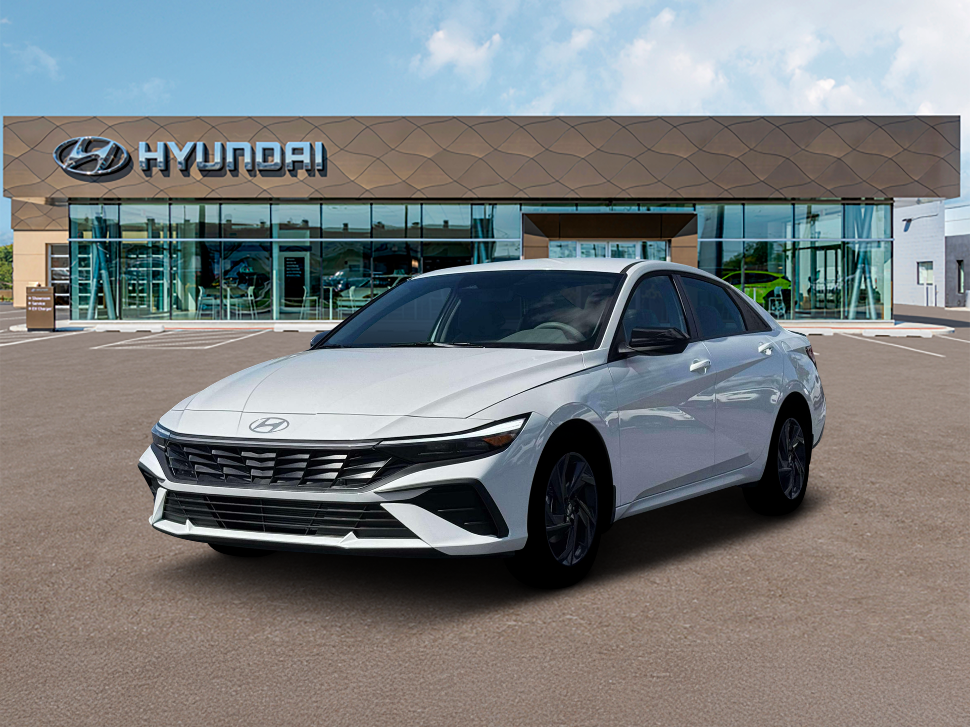 New 2026 White Hyundai SEL Sport image 1