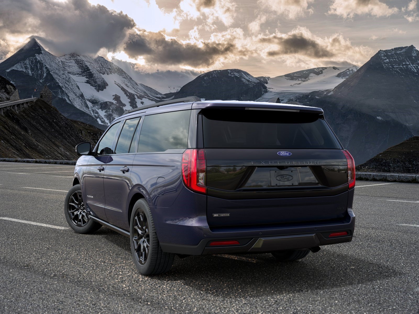 New 2027 Blue Ember Metallic Ford Platinum image 8