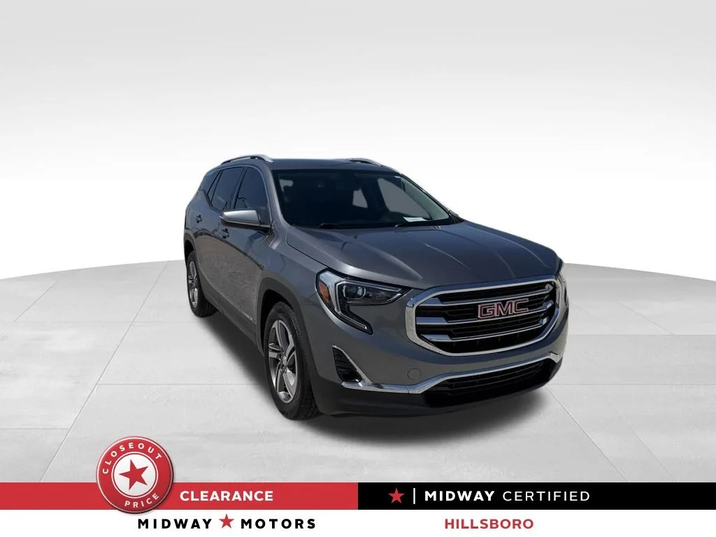 Used 2021 Gray GMC SLT image 1