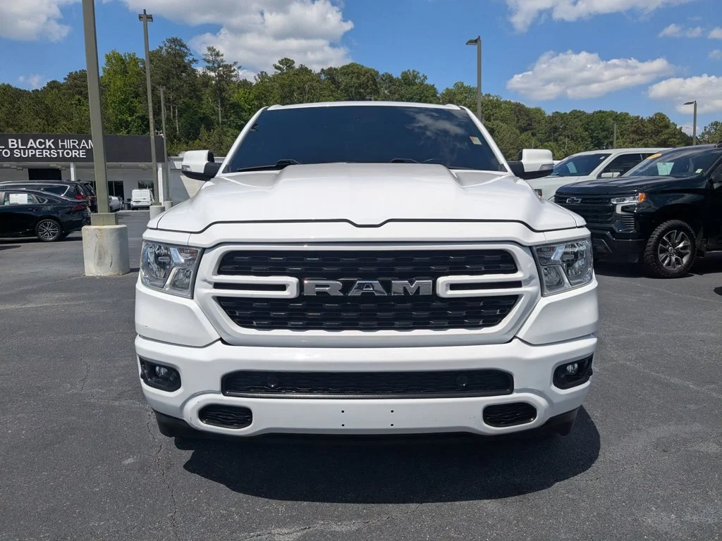 Used 2022 Bright White Clearcoat Ram Big Horn image 2