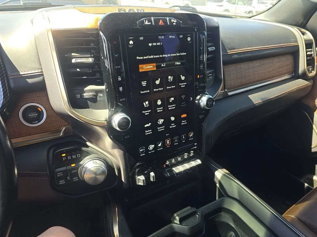 Used 2020 Diamond Black Crystal Pearlcoat Ram Laramie Longhorn image 7