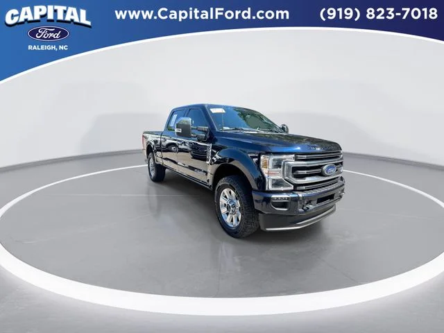 Used 2022 Blue Ford Platinum image 2