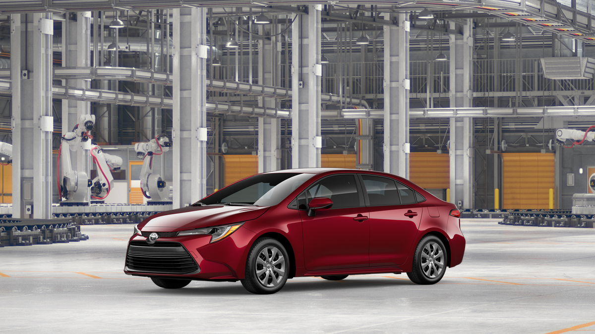 New 2026 Ruby Flare Pearl Toyota LE image 2
