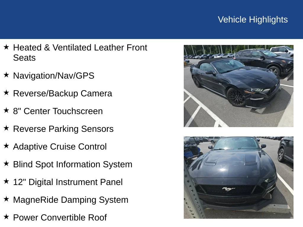 Used 2019 Shadow Black Ford GT Premium image 4
