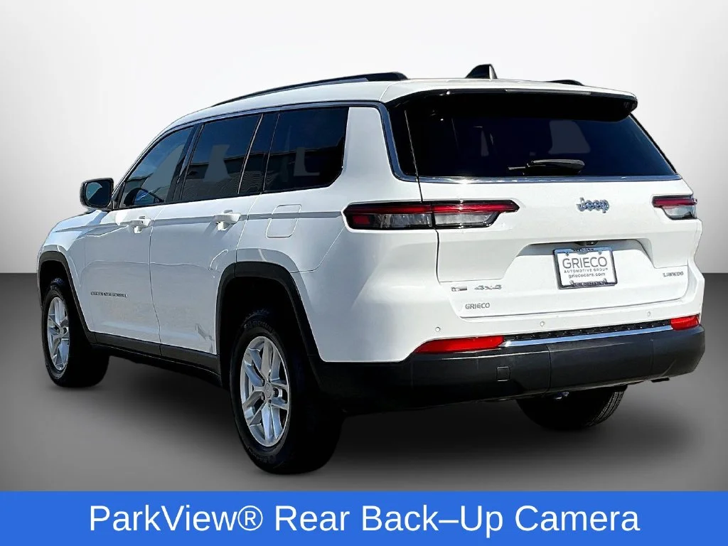 Used 2023 Bright White Clearcoat Jeep Laredo image 5