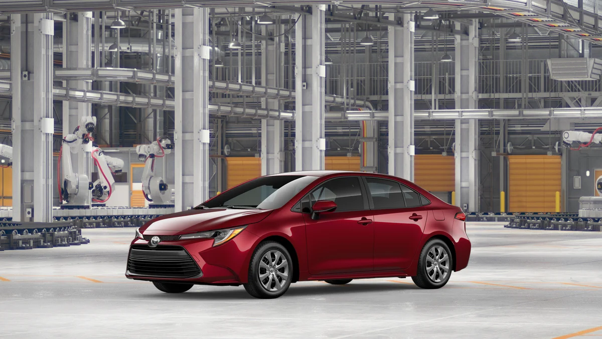 New 2026 Ruby Flare Pearl Toyota LE image 2
