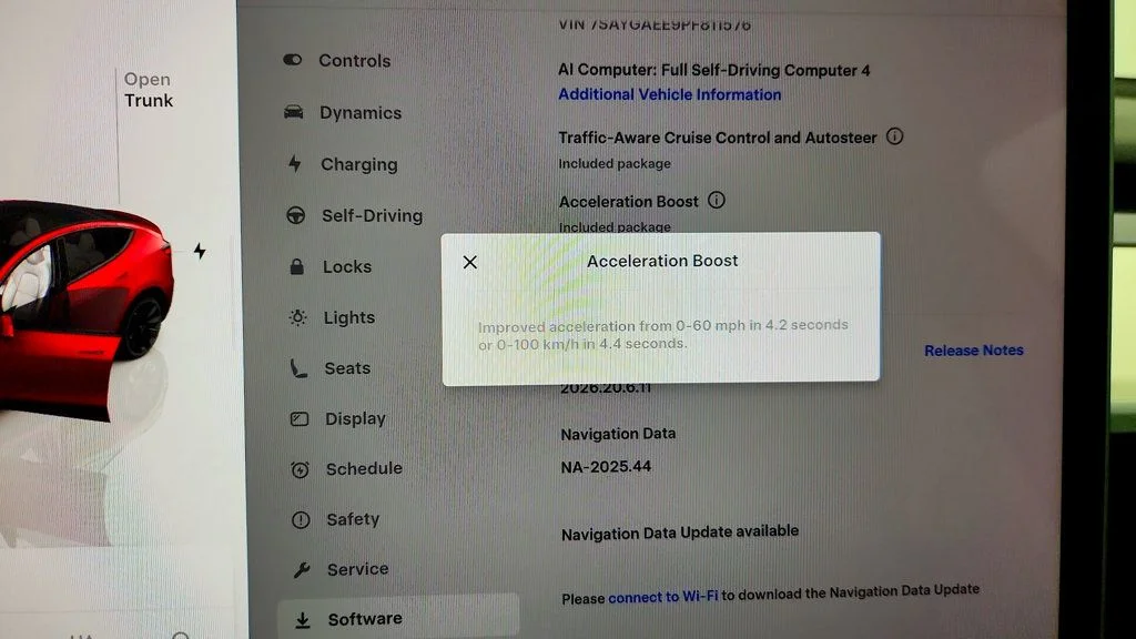 Used 2023 Red Multi-Coat Tesla Long Range AWD image 17