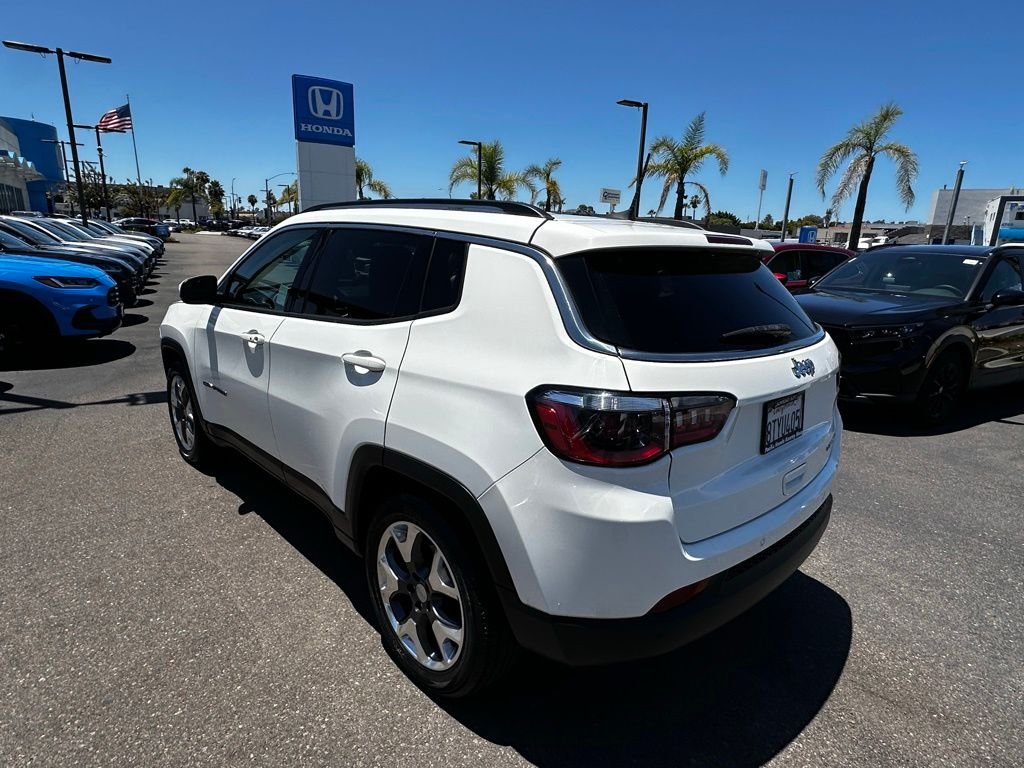 Used 2021 White Clearcoat Jeep Limited image 6