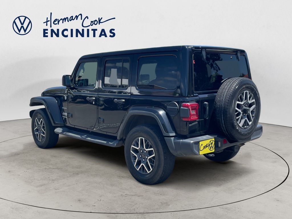 Used 2024 Black Clearcoat Jeep Sahara image 3