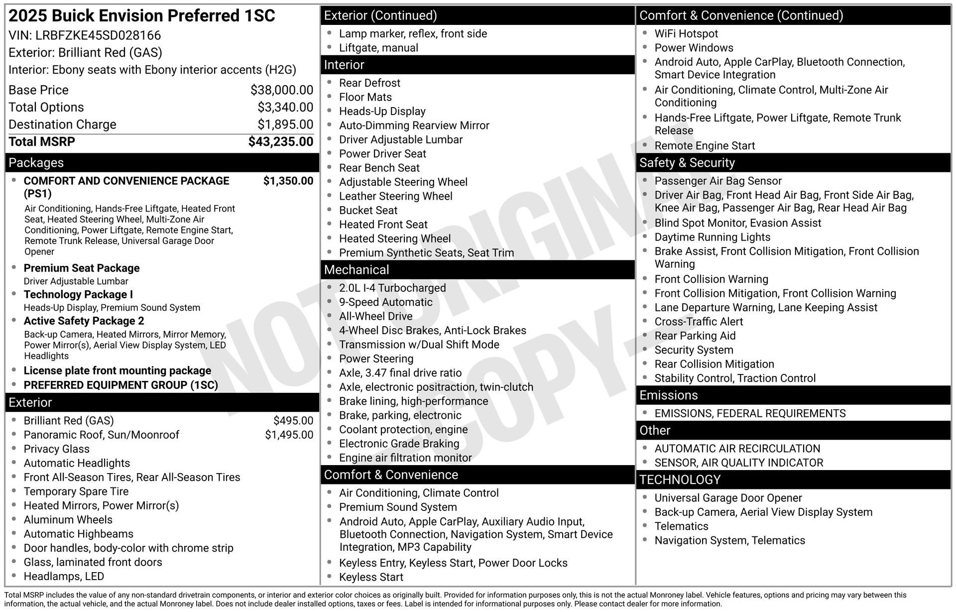 2025 BUICK ENVISION - Image 3