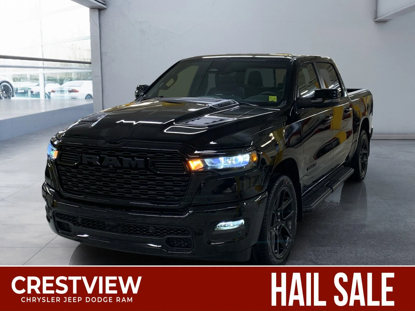 New 2026 Diamond Blk Crystal Pearl Ram Sport image 1