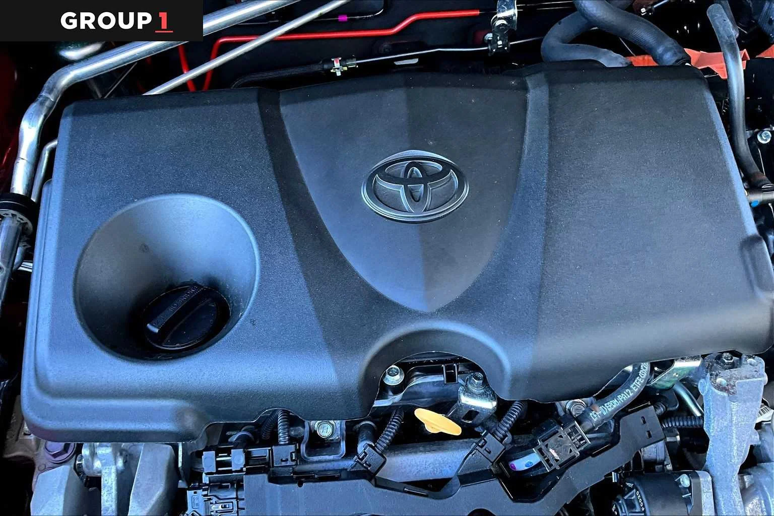 Used 2021 Ruby Flare Pearl Toyota Hybrid XLE image 31