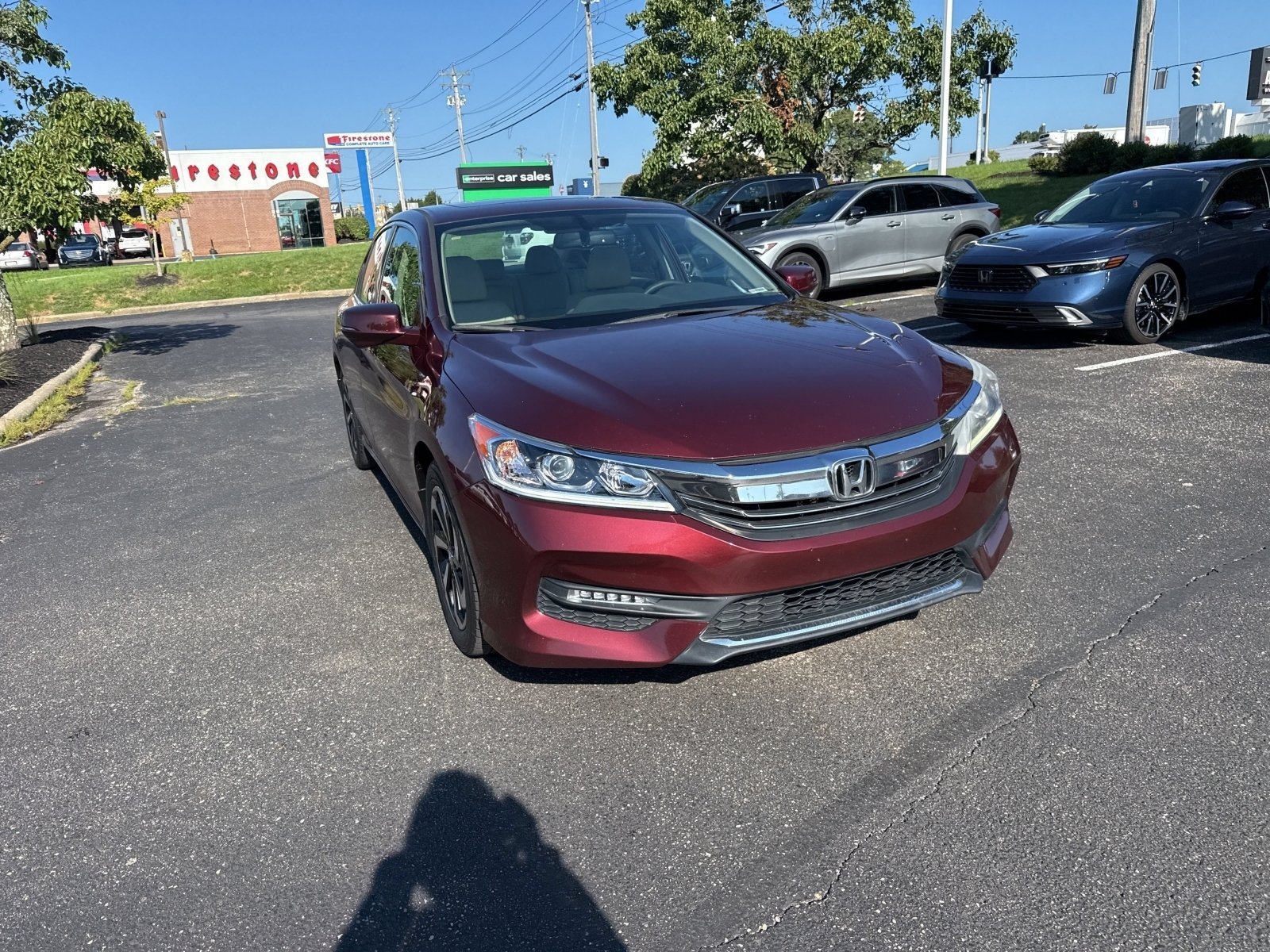 Used 2016 Basque Red Pearl II Honda EX-L image 14