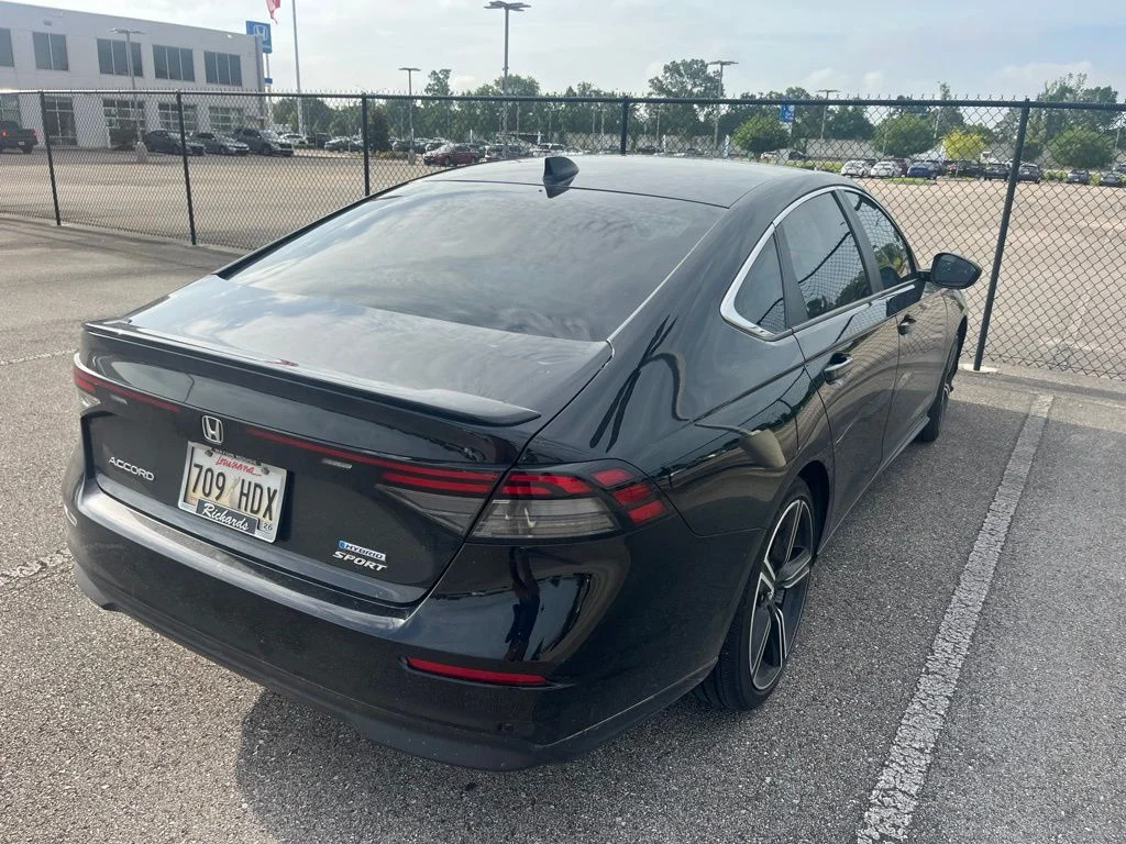 Certified Used 2025 Crystal Black Pearl Honda HYBRID SPORT image 3