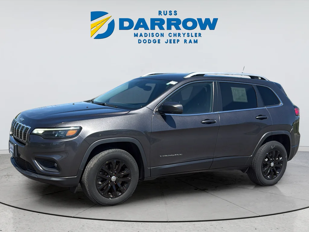 Certified Used 2021 Gray Jeep Latitude Plus image 1