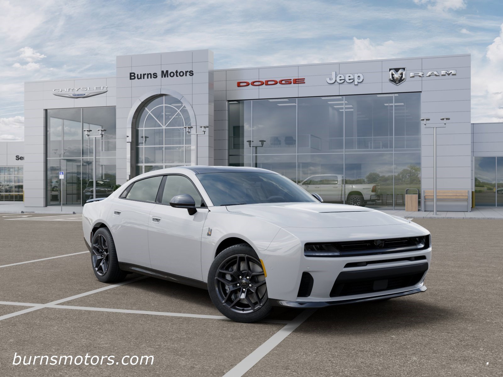 New 2026 White Knuckle Exterior Paint Dodge Scat Pack Blacktop image 5