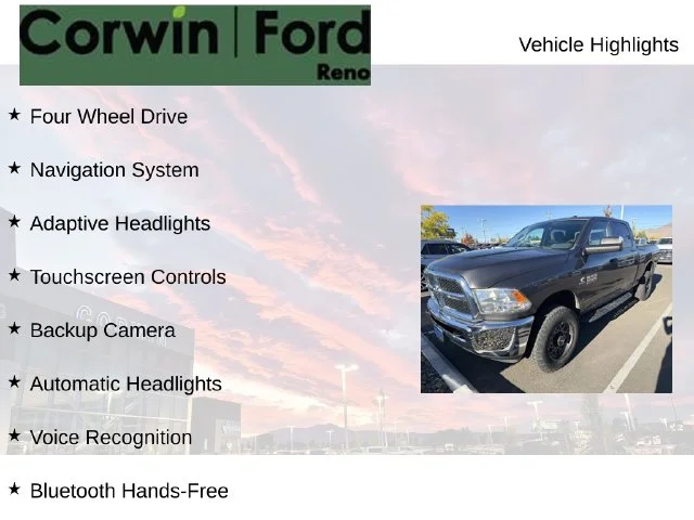 Used 2018 Granite Crystal Clearcoat Metallic Ram Tradesman image 8