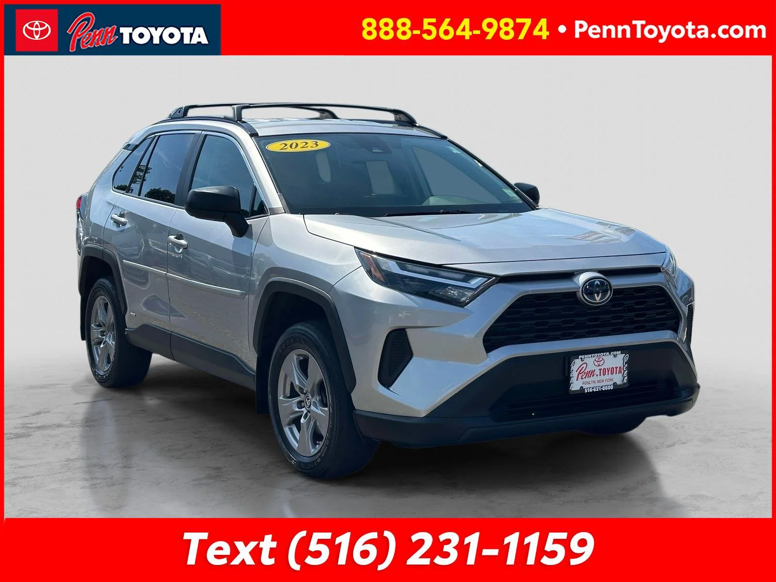 Used 2023 SILVER SKY METALL Toyota Hybrid LE image 1