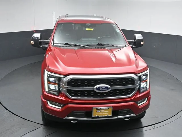 Certified Used 2021 Red Ford Platinum image 46