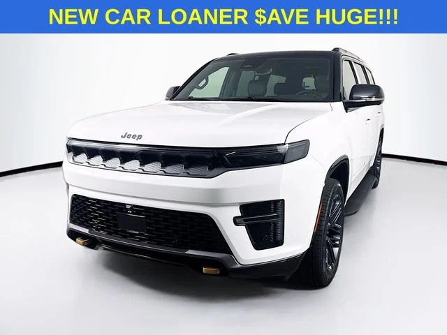 New 2026 Bright White Clear-Coat Exterior Paint Jeep Grand Wagoneer image 3