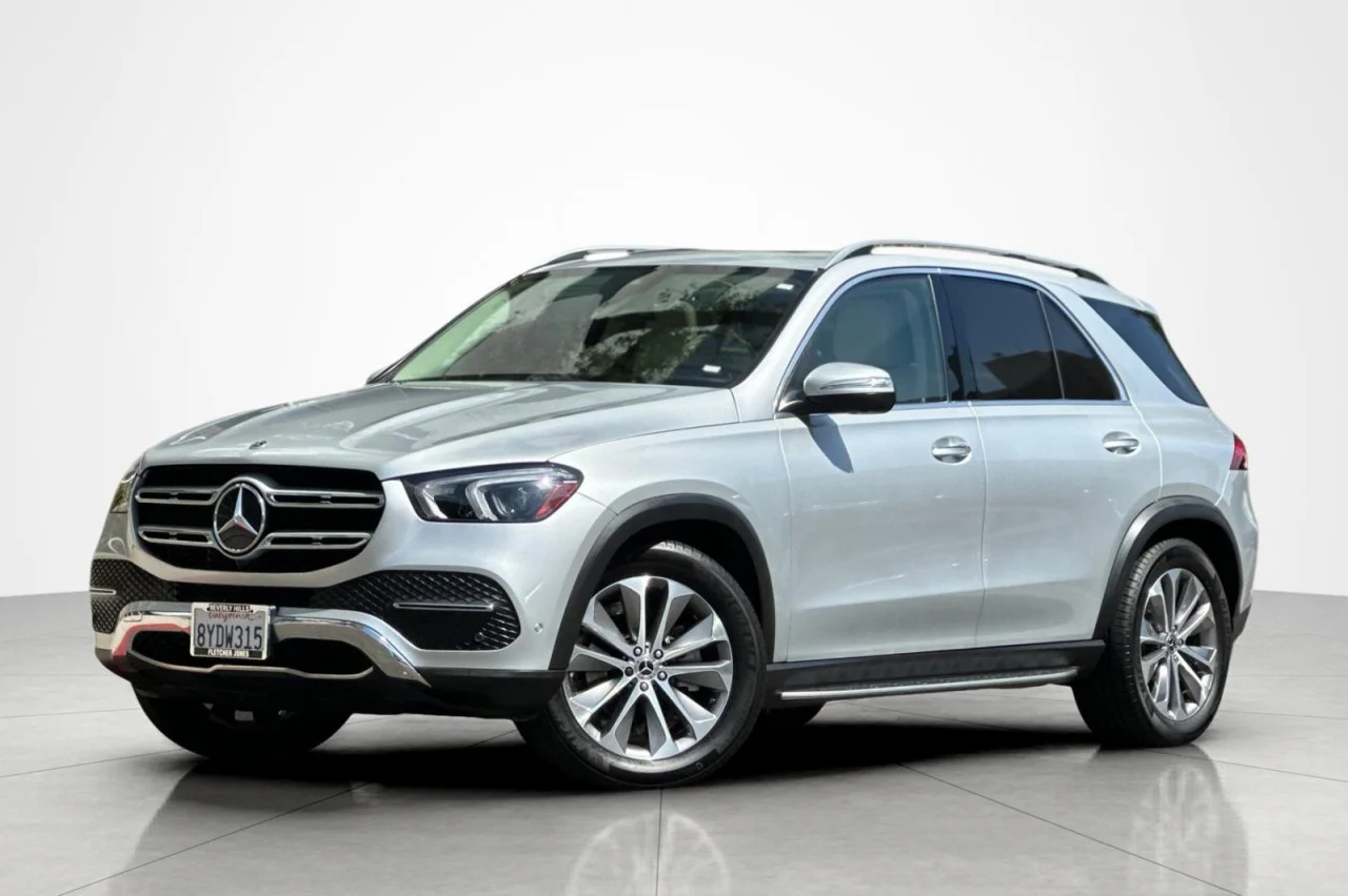 Used 2021 Iridium Silver Metallic Mercedes-Benz GLE 350 image 1