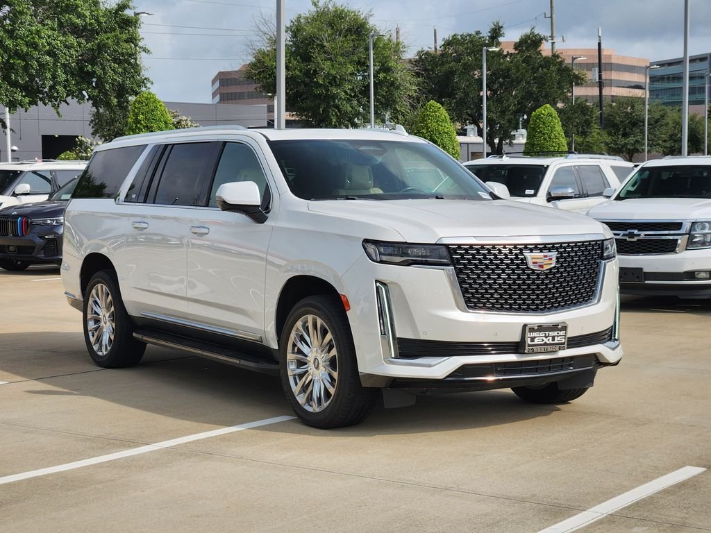Used 2021 Crystal White Cadillac Premium image 3