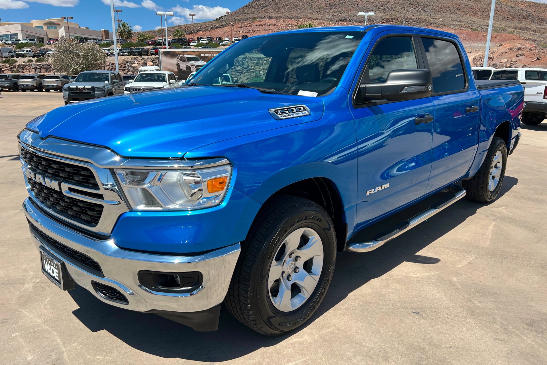 Used 2023 Hydro Blue Pearlcoat Ram Big Horn image 1