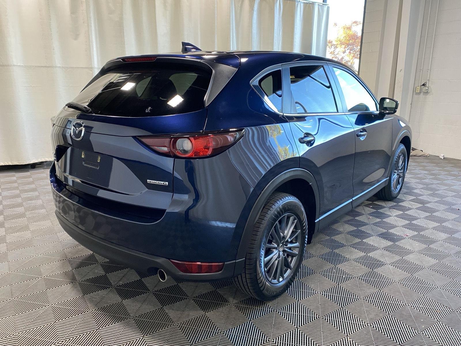 Used 2021 Deep Crystal Blue Mica Mazda Touring image 8
