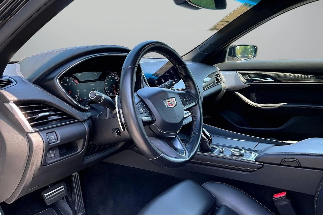 Certified Used 2022 Black Cadillac V-Series image 19