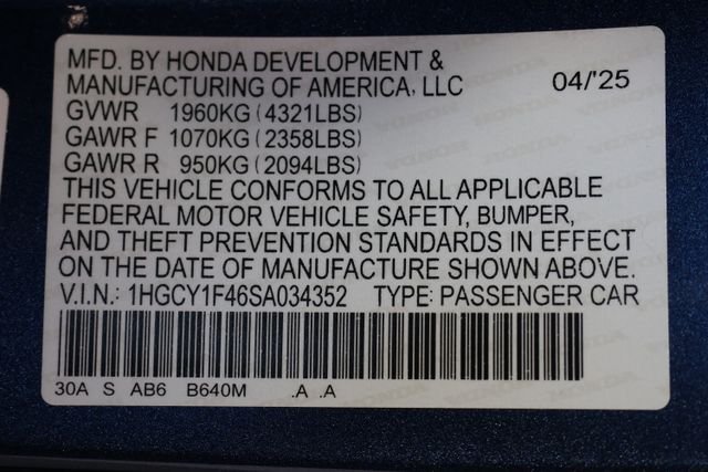 Used 2025 Blue Honda SE image 30