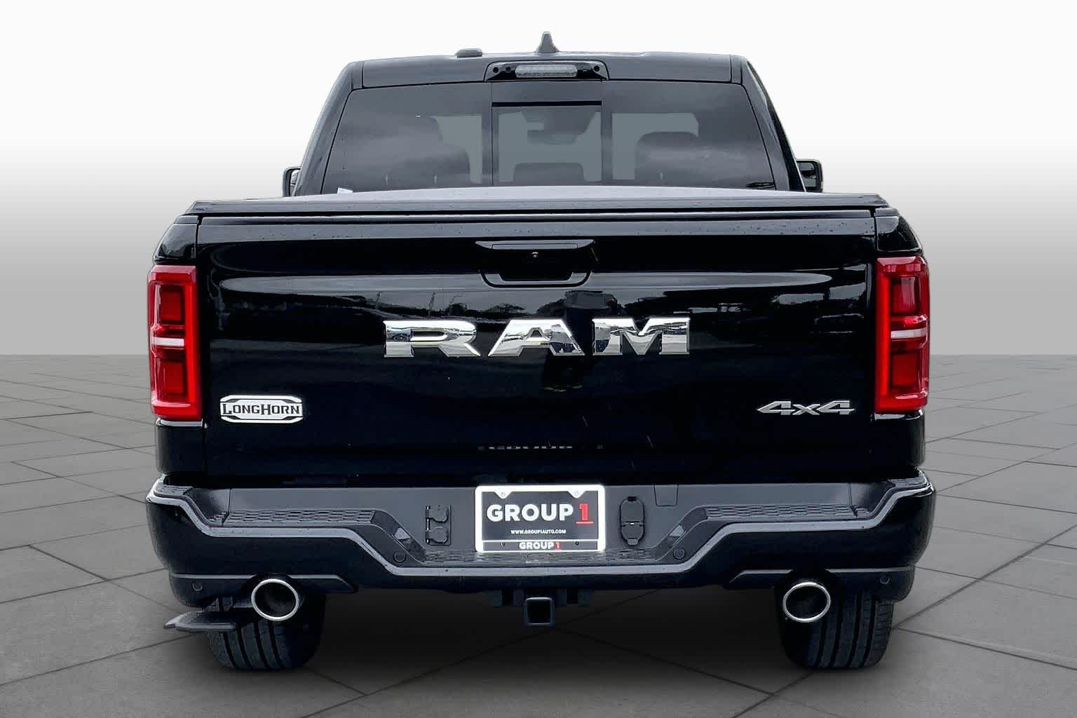 New 2026 Diamond Black Crystal Pearl-Coat Exterior Paint RAM Longhorn image 4