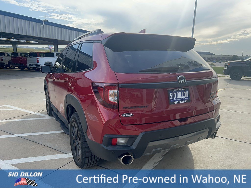 Used 2023 Radiant Red Metallic II Honda TrailSport image 3