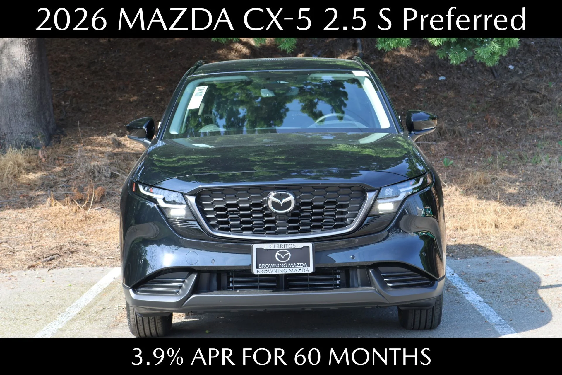 New 2026 Jet Black Mica Mazda 2.5 S Preferred AWD image 3