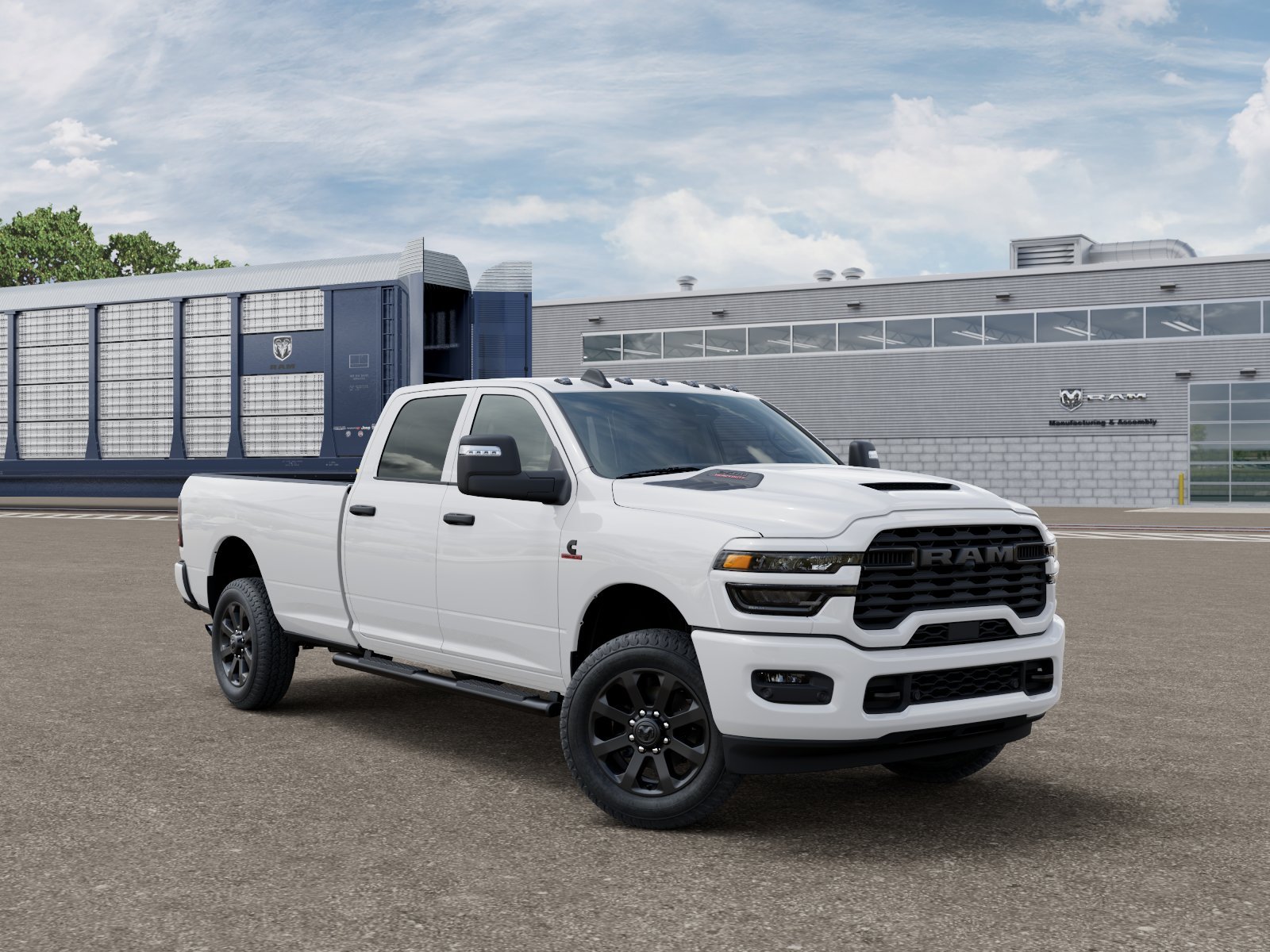New 2026 Bright White Clear-Coat Exterior Paint RAM Tradesman image 3