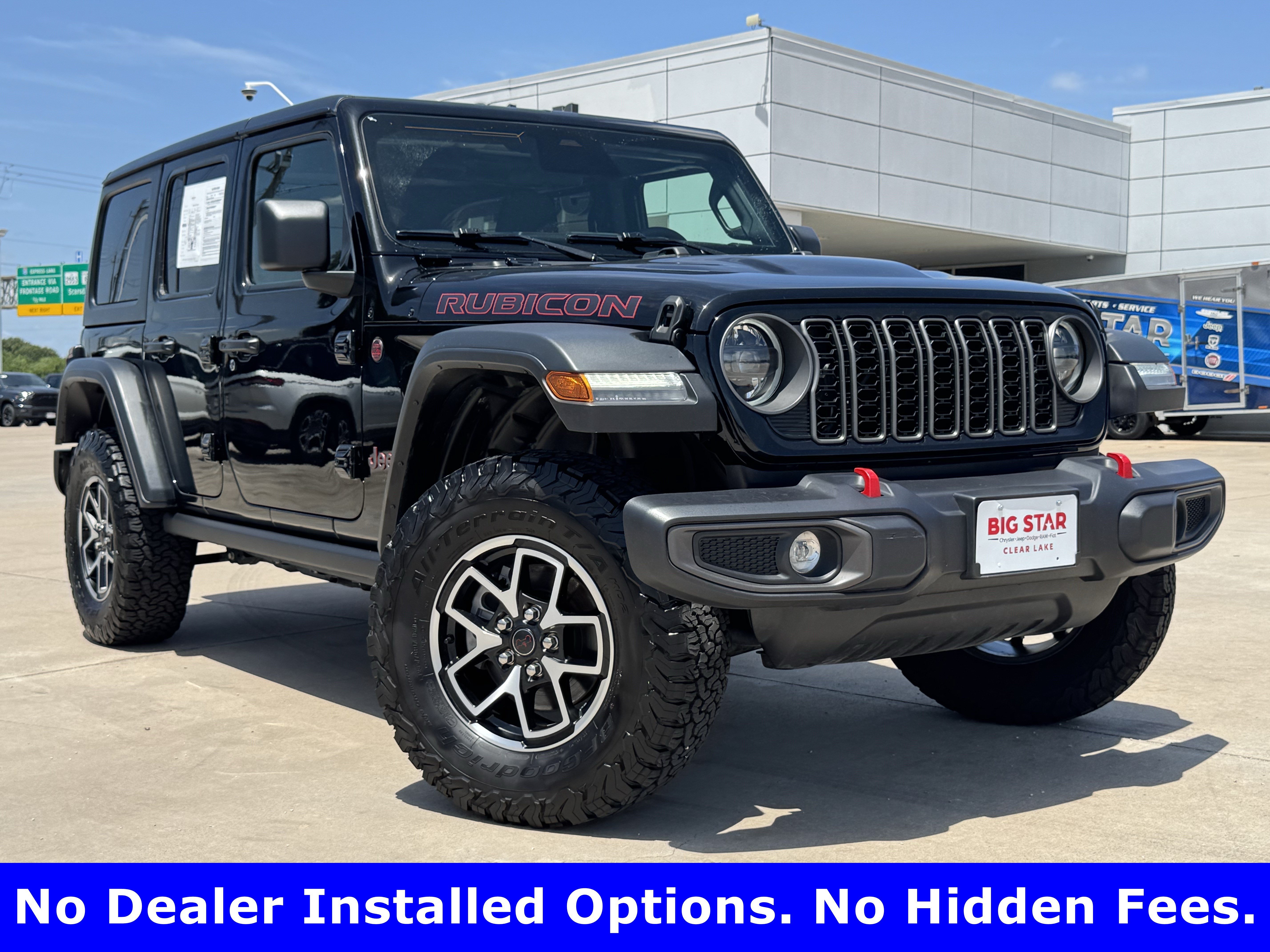 Used 2026 Black Clearcoat Jeep Rubicon image 2