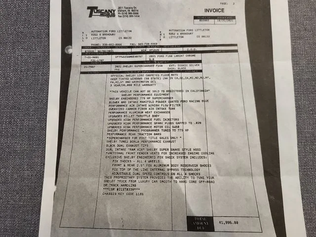 Used 2021 Silver Metallic Ford Lariat image 29
