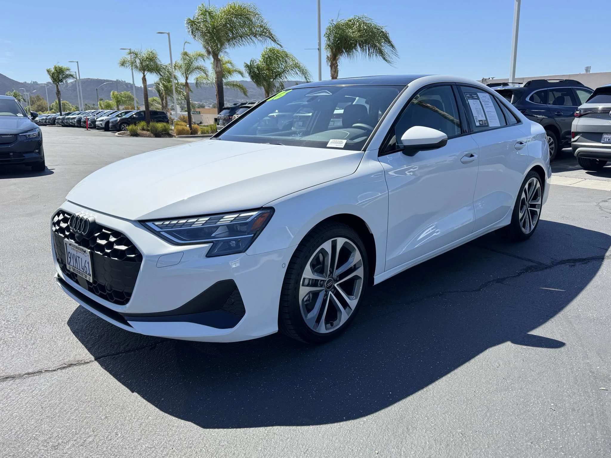 Used 2026 Glacier White Metallic Audi Premium Plus image 3
